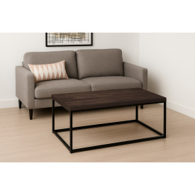 Столик журнальный Tobi Sho Урбан/G4 с ясеня для гостинной, офиса, приемной, терассы Палисандр, 500х1200х600 мм