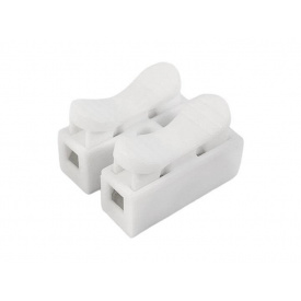 Набір з'єднувачів для дроту PW CH-2 клемні колодки на два контакти 30 шт Білий (C051301-30)