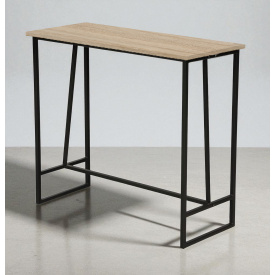 Стол обеденный с ДСП Tobi Sho Шарм/Т17 для бара, кафе, терассы Дуб сонома, столешница 36 мм 750х1140х470 мм