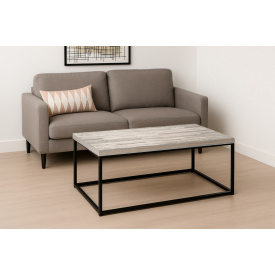 Столик журнальный Tobi Sho Урбан/G4 с ясеня для гостинной, офиса, приемной, терассы Канадская сосна, 500х1200х600 мм