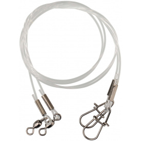 Поводок Savage Gear Regenerator Trace 100 cm 0.85 mm 20 kg Swivel Needle Snap 3 шт Серый (1013-1854.10.26)