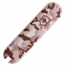 Накладка на нож Victorinox 58мм передняя из лого Fa+ Коричневый/Бежевый (1049-VxC6294.31)