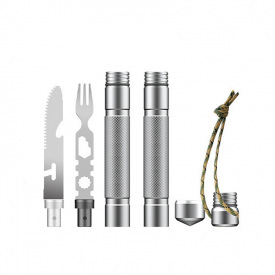 Туристический походный набор YUANTOOSE G01-2 6 инструментов Серебристый (10344-52074)