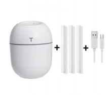 Ультразвуковой мини-увлажнитель воздуха OEM HUMIDIFIER с диффузором USB 10х7х5 см 220 мл Белый (HT0001)