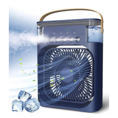 Портативный настольный мини-кондиционер увлажнитель Arctic Air Cooler 4в1 LED Синий Ладан