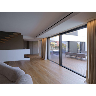 Теплая раздвижная дверь из алюминия Schüco (Германия) от завода в Киеве