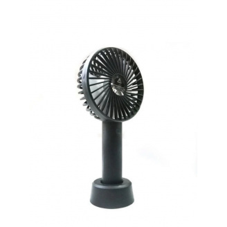 Вентилятор ручной FAN 6502 SS-2 9419 Черный (30151435В)