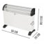 Электрообогреватель Domotec Heater MS-5904 2000 Вт Белый (1894450025) Київ