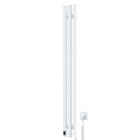 Електрична рушникосушка Navin Силует Квадро 90х1500, праве підключення, білий