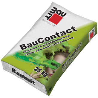 Клей армуючий для ППС і мінеральної вати BAUMIT BauContact, 25 кг