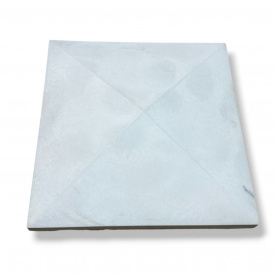 Кришка для забора "Четырехскатная" 450х450х75мм серый