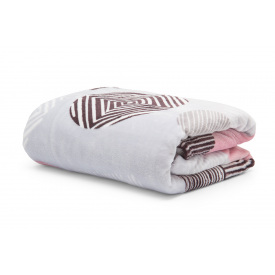 Плед Естель-1 (рожеві кола, 180х220 см)