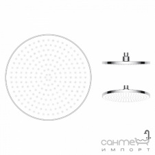Круглый верхний душ Imprese 230 LSR-230BR f02600101AJ хром/белый