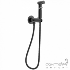 Гигиенический душ с смесителем скрытого монтажа Imprese Kucera f03703410AA матовый черный