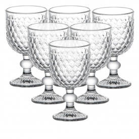 Набір келихів для вина YIWU 220 мл Прозорий 6 шт (HP-19-104)