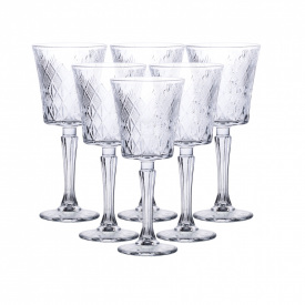 Набір келихів для вина YIWU 225 мл Прозорий 6 шт (HP-19-128)