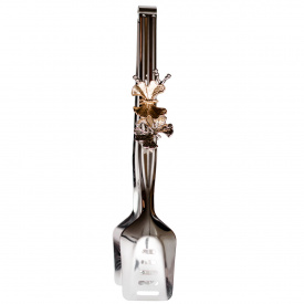 Щипцы сервировочные YIWU Food Clip 29 см Серебристо-золотистый (HP-8-63)