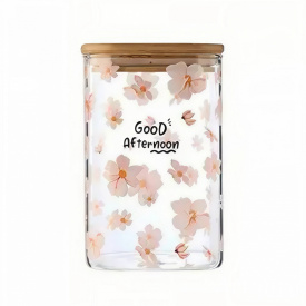 Банку для сипучих продуктів YIWU Sakura 1,2 л Різнокольоровий (HP-34-23)