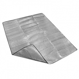 Коврик туристический фольгированный Lugi 195х143 см Серебристый (SJ-0029-1)