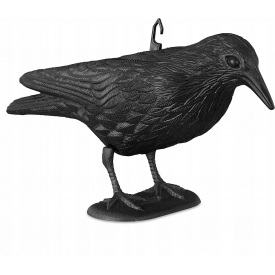Ворон Chomik для відлякування голубів 110х180х340 мм Чорний