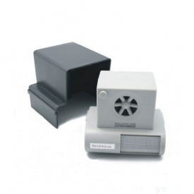 Ультразвуковой отпугиватель птиц Leaven Enterprise Bird Away 110x100x95 мм Сіро-білий LS-987BF