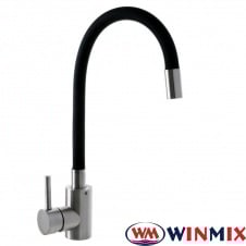Змішувач для кухні рефлекторний чорний гусак Winmix Sus-011 REFLECTOR BLACK, Польща (нержавіюча сталь)