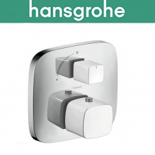 Термостатичний змішувач Hansgrohe (art 15775400) для душу, PuraVida, Хром/Білий