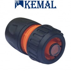 Конектор 1/2-5/8 для шланга з аквастопом Kemal M1005, Туреччина