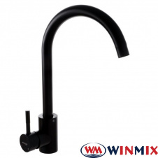 Змішувач для кухні вухо чорне Winmix Sus-011 BLACK, Польща (нержавіюча сталь)