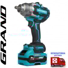 Акумуляторний гайковерт Grand АГ-1100UBL (2 акумулятора 20В, 4Аг)