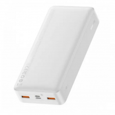 Повербанк Powerbank Baseus Bipow 20000mAh, Input:5V/2A/3A,9V/2A(microUSB,Type-C), Output:5V/3A,9V/2A,12V/1.5A(2хUSB), Q40, plastic, White