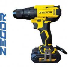 Акумуляторний шуруповерт ZEGOR CDP-21 (2 *(21В, 2 А/г)) у кейсі (Серія PROFESSIONAL)