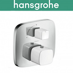 Термостатичний змішувач Hansgrohe (art 15775400) для душу, PuraVida, Хром/Білий Кривий Ріг