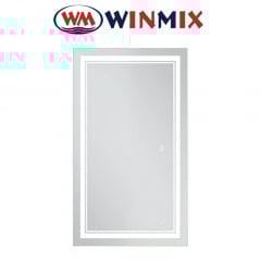 Дзеркало для ванної кімнати Winmix Premium QUADRO MR20-50x80-REVERSE (з LED-підсвічуванням, антизапотівання) Лубни