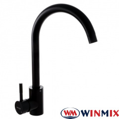 Змішувач для кухні вухо чорне Winmix Sus-011 BLACK, Польща (нержавіюча сталь) Первомайск