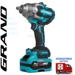 Акумуляторний гайковерт Grand АГ-1100UBL (2 акумулятора 20В, 4Аг) Іршава