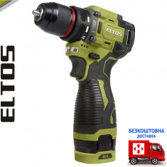 Акумуляторний шуруповерт ELTOS ДА-16DFR BL (безщітковий) (2*(16в, 2 А/ч)) у коробці Измаил