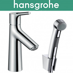 Змішувач Hansgrohe (art 72290000) для раковини з гігієнічним душем, Talis S, Хром Львов