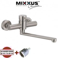 Змішувач для кухні від стіни Mixxus Sus-005, Польща (нержавіюча сталь) Киев