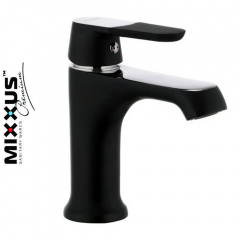 Змішувач для умивальника на гайці MIXXUS Premium Tiger Black (чорний) (Chr-001), Польща Павлоград