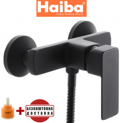 Змішувач для душу HAIBA Kubus Black (Chr-003) Київ