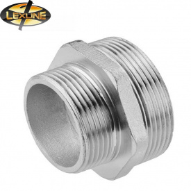 Ніпель нікельований перехідний 1 1/2*2"Н (40*50) LEXLINE, Дніпро