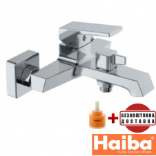 Змішувач для ванни короткий ніс HAIBA GAUDI EURO (Chr-009)