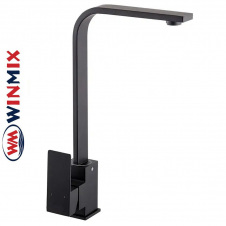 Змішувач для кухні Вухо Winmix Kub BLACK (Chr-011) SUS304 з нержавіючої сталі, Польща