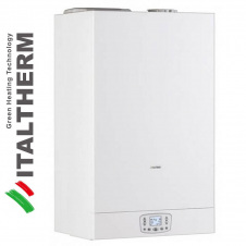 Котел газовий конденсаційний Italtherm Time 27 K (двоконтурний + труба)
