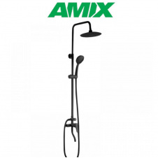 Душова колона із змішувачем из термопластика AMIX RAIN-009-J BLACK