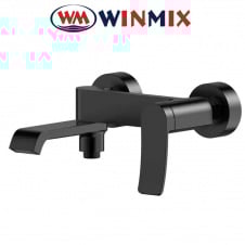 Змішувач для ванни короткий ніс Winmix Premiun Dali EURO Black (Chr-009), Польща