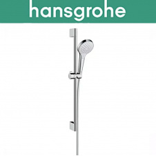 Душовий набір зі стійкою Hansgrohe (art 26562400) Croma Select S Vario 65 см, білий хром