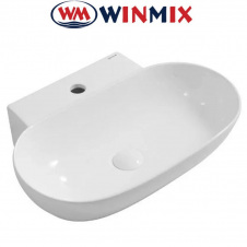 Раковина (умивальник) накладна Winmix Premium DIVERSE-0201 560*390*125mm (білий)