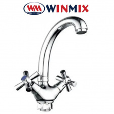 Змішувач для кухні Вухо, без підведення Winmix Toledo Nut (Chr-272), Польща